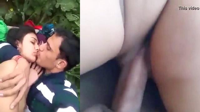 Outdoor Jungle Affair Couple Intense Fucking MMS Viral Leak
